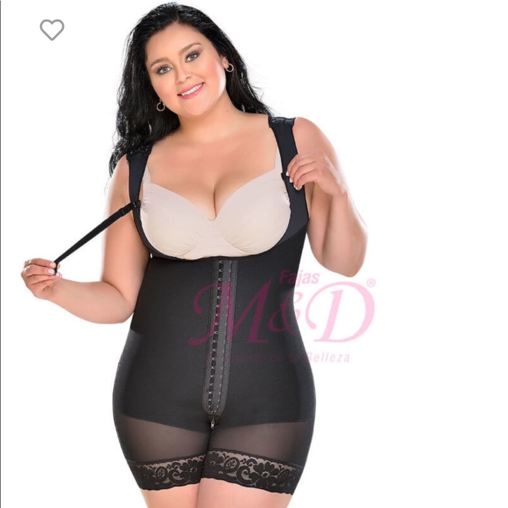 FAJAS COLOMBIANAS M&D Short girdle Beige M Black L - Picture 3 of 10